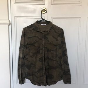 Camo button up - super durable material